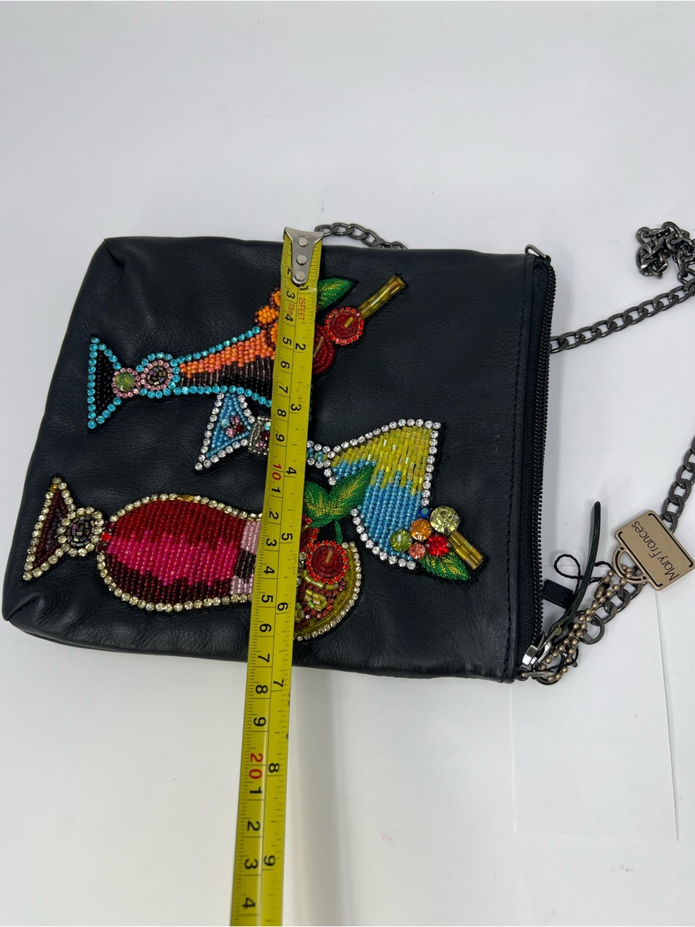 Mary Frances Beaded Leather Crossbody Bag - Picture 8 of 10